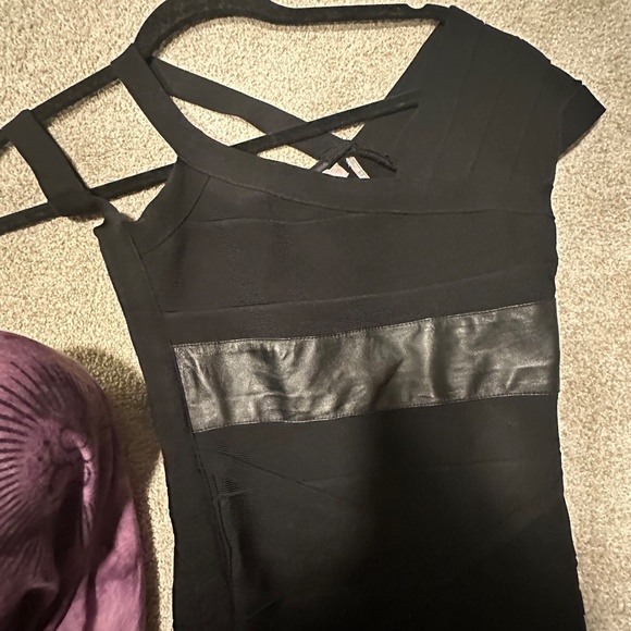 Stretta Asymmetric Bandage Dress - Picture 4 of 7